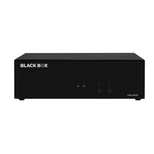 Black Box KVS4-2002V Secure KVM Switch, 2-Port, Dual Monitor DisplayPort